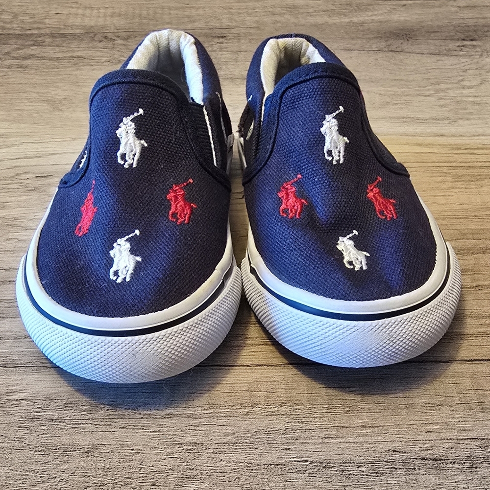 Polo by Ralph Lauren Keaton Allover Pony Slip On Sneakers - Picture 2 of 6